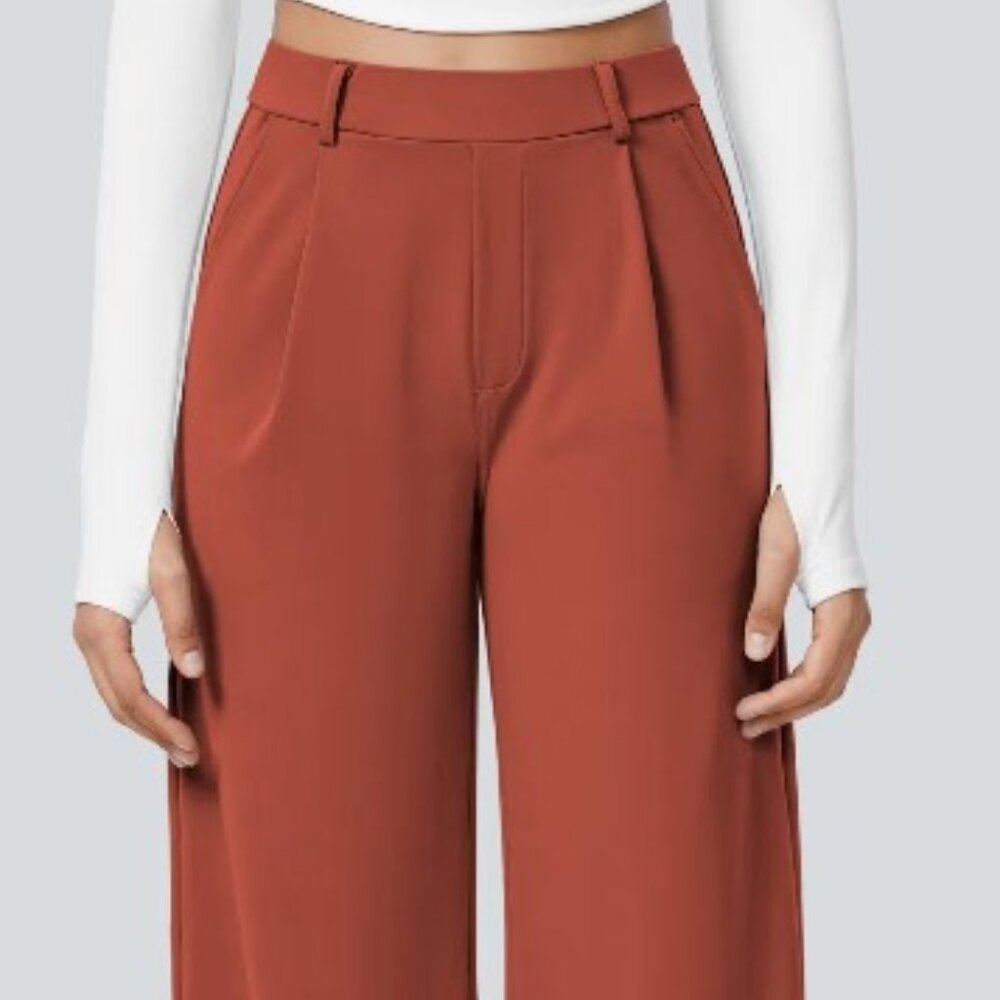 Halara Flex DayStretch High Waisted Pocket Straight Leg Work Pants